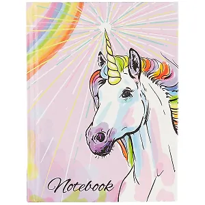 Записная книжка «Радужный единорог», 48 листов, А6