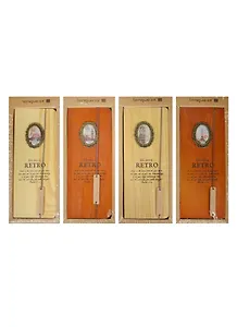 Пенал с резинкой и медальоном Ретро (дерево) (18,5х7,5)