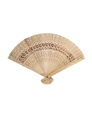 Веер резной (дерево) (20см) (259128) 2413437