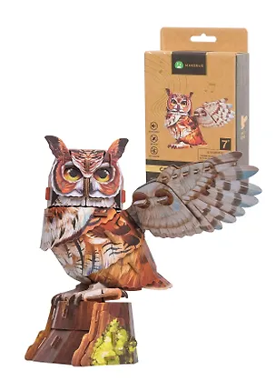 3D пазл Makebug «Филин», линейка Sky Echo. Арт. MB-D-0059 3174681