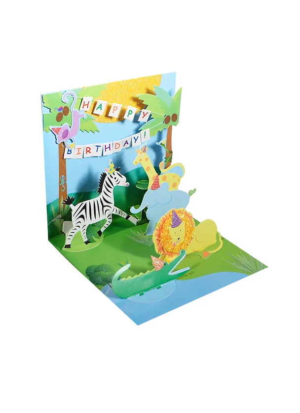 3D открытка Джунгли (Jungle) (квадрат) (827) (14,5х14,5) 2422734 — 1