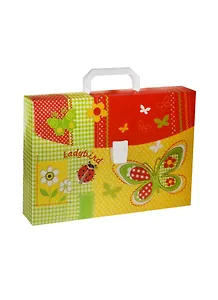 Портфель-папка А4 "ПЭЧВОРК" 1отд, пластик, Феникс