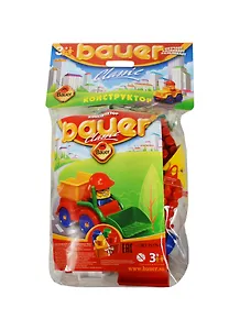 Конструктор, BAUER, 52 детали, в ассортименте