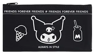 Пенал-косметичка "Kuromi. Черная серия" 20,5*10,8см  полиэстер