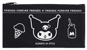 Пенал-косметичка "Kuromi. Черная серия" 20,5*10,8см  полиэстер 3081143