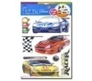Наклейки "Автогонки" в ассорт. (744453)