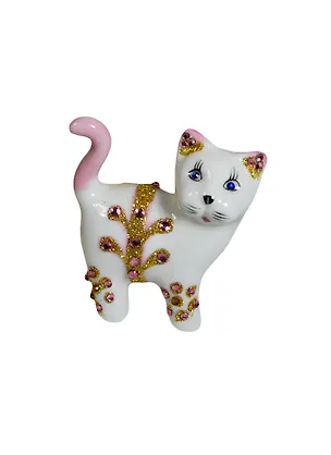 Фигурка Кот со стразами (13см) (101-149) 2434293