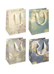 Пакет подарочный бумажный А5 18*23*10 "Розы пастель", жен., мат. ламинат, Хансибэг