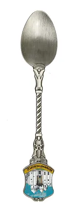 Ложка металлическая фольга "Великий Новгород. Софийский собор" цвет античное олово 3040831