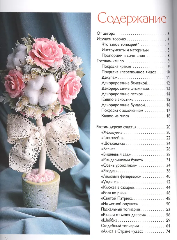 Книга Топиарии. Деревья счастья. (Ирина Горячева) — 2
