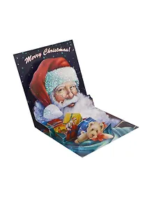 3D открытка Сюрприз (Santa's Surprise) (квадрат) (799)