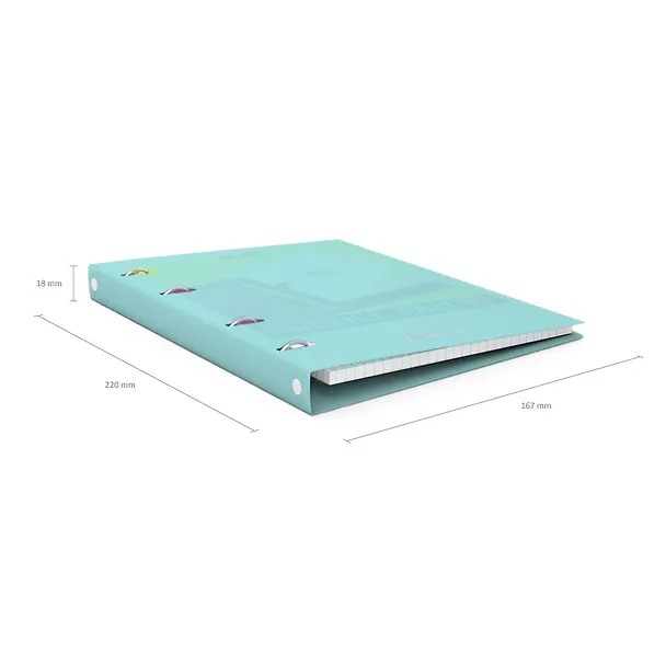 Тетрадь на кольцах «Pastel Mint» 80 листов в клетку, А5, сменный блок - ERICH KRAUSE 2957594 — 5
