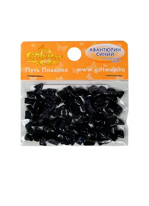 Натур. камни Авантюрин синий (россыпь) (00009448) (60-70шт) (20г) (упаковка) 2396860