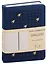 Записная книжка А6 80л кл. "GALLERY. Ночной" иск.кожа с поролоном, термотиснение, ляссе, скругл.углы, инд.уп. — 3004614 — 1