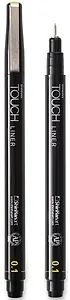 Ручка капиллярная  TOUCH Liner 0,1мм желтый, TOUCH