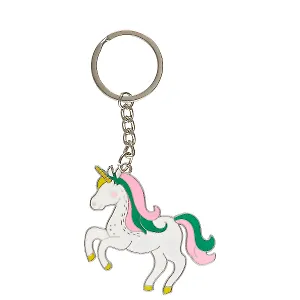 Брелок My lucky charm Единорог белый (металл) (12-7150-Z1802)