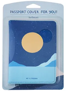 Обложка для паспорта "Golden Sun" иск.кожа