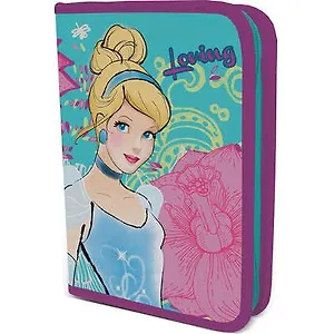 Пенал Академия Групп Принцесса 21*14*4см с наполнением 19 предметов PRCB-RT2-0311