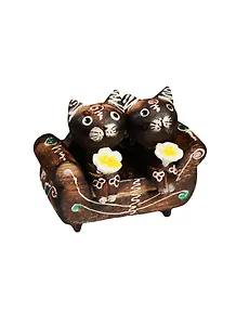 Календарь вечный дерево Котята на диване (12х6х9) (870644)