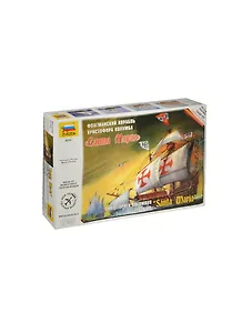 ЗВ 6510 Корабль Санта Мария (1/350) (сборная модель) (сборка без клея) (коробка)