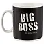 Кружка керамическая "Big boss", черная, 750 мл — 2646315 — 2