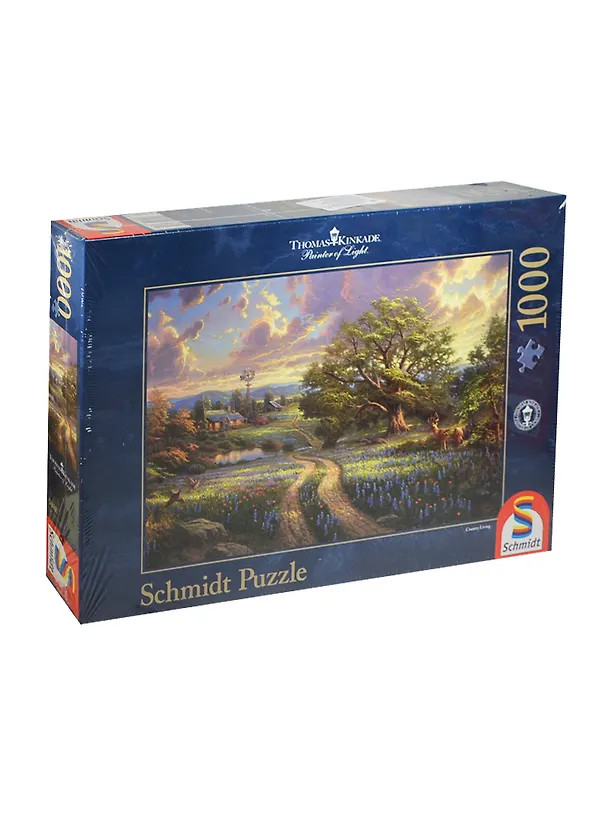 Паззл 1000 (58461) Загородная жизнь (Thomas Kinkade) (коробка) 2427852 — 1