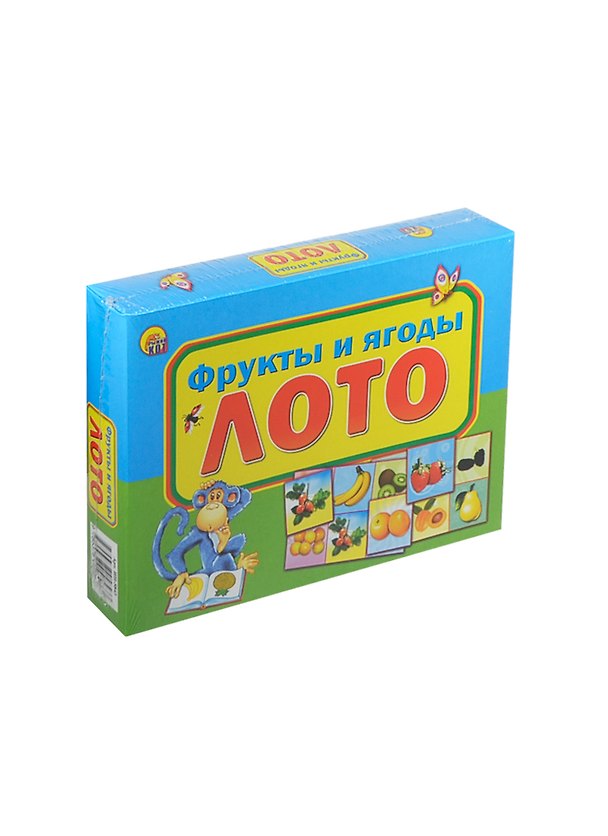Лото Фрукты и ягоды (ИН-5843) (Рыжий кот) (3+) 2416287 — 1