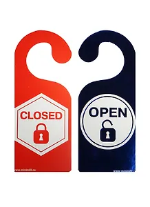 Табличка на дверь Р-045 OPEN/CLOSED