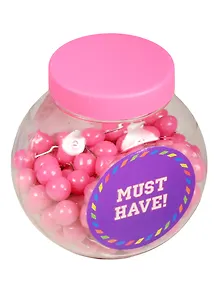 Кнопки гвоздики 130шт шар розовые, в пласт.уп."Бочонок", MUST HAVE!