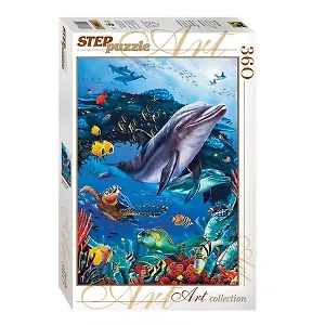 Пазл Step puzzle 360 эл. 500*345 Подводный мир 73061