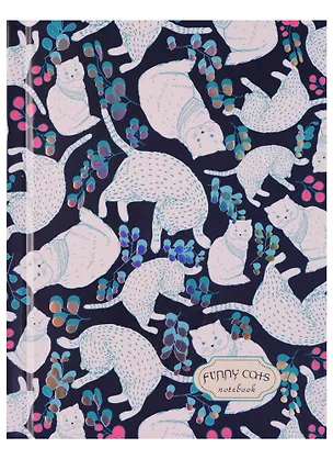 Записная книжка А6 96 листов "Орнамент. Кошки" 244804