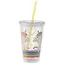 Стакан пластиковый с трубочкой Единороги (500 мл) (12-06646-545445) — 2646164 — 1