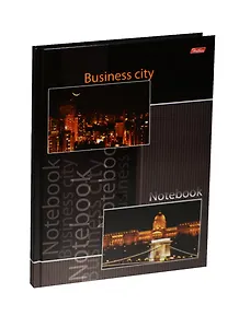 Книга для записей А5 80л кл. "Business city" 7БЦ, Hatber