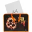 Папка для тетрадей А4 "Fireball" 34*24,5*7см пластик, молния, текст.ручки, расширение — 258446 — 2