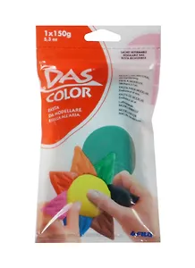 Паста для моделирования DAS Color 150г зеленая, самозатверд., Fila