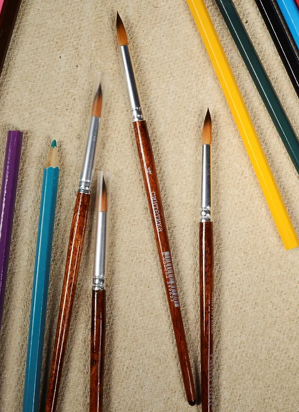 Синтетическая кисть круглая, № 4 239962 — 2