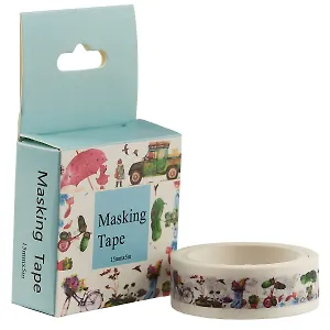 Лента бумажная Ретро авто 5м х 1,5 см