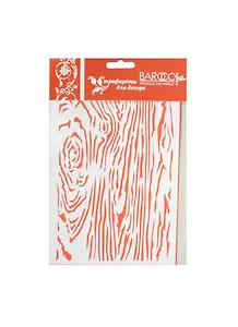 Трафарет Barocci пластик многоразовый Кора дуба 15х20см АН3827600 Ф-032