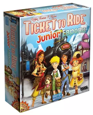 Настольная игра, Hobby World, Ticket to Ride Junior: Европа 1867 — 344515 — 1