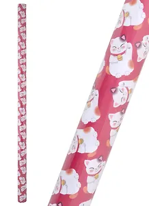 Бумага упаковочная 70*100см "Котики Манэки-нэко"