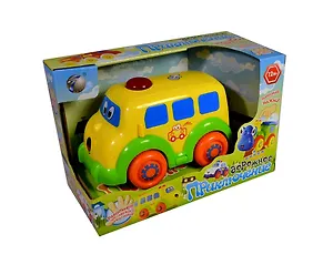 Машинка музыкальная Автобус (11012) (B976042R) (со светом) (коробка)