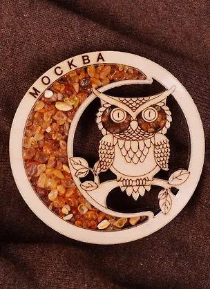Магнит Москва Сова на Луне 2586133