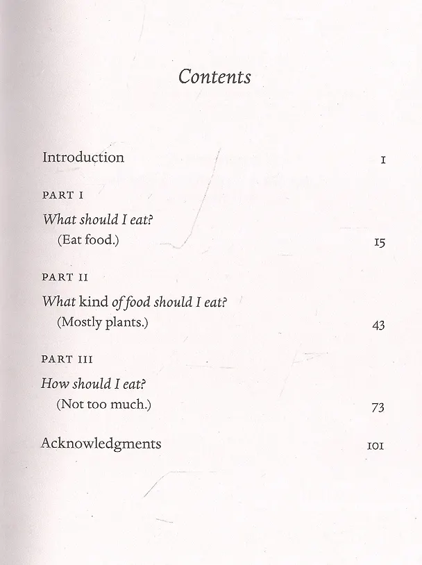 Книга Food Rules (Майкл Поллан) — 2