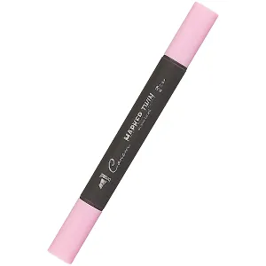 Маркер художественный "Сонет" детский розовый, двухсторон., тонк. и широк.долото, Сонет