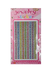 Набор д/творчества Стразы литые д/телефона Jewelry sticker цв. полоски-квадрат 1461-1/10