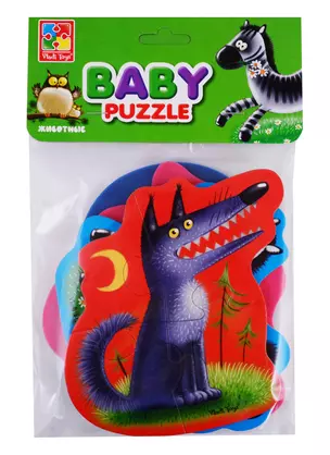 Мягкие пазлы Vladi Toys Baby puzzle Животные VT1106-65 — 2784022 — 1