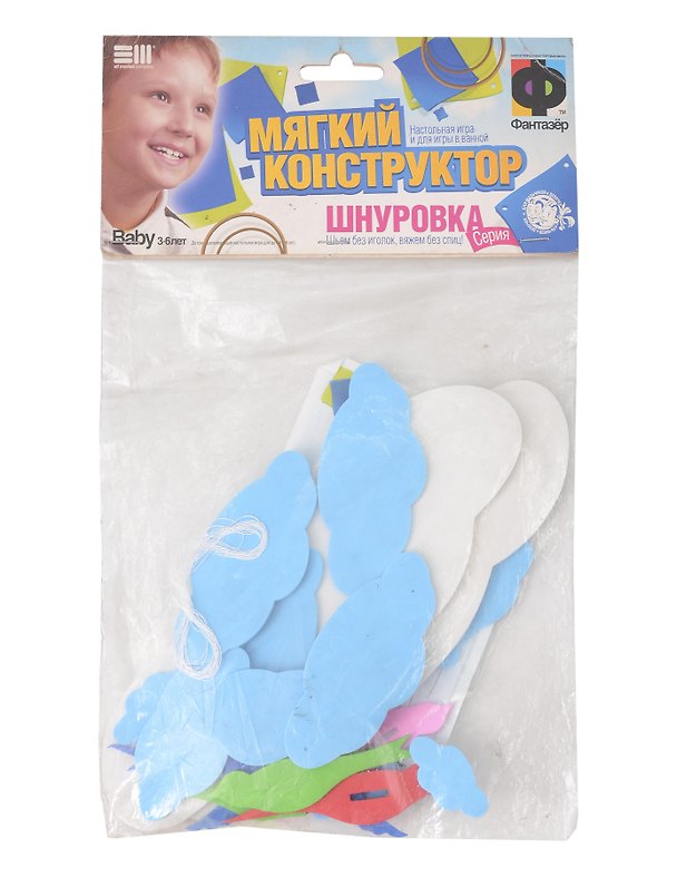 Мягкий конструктор. Шнуровка «Мобиль Птицы», Фантазёр 2247718 — 1