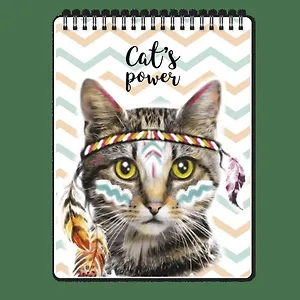 Блокнот, 80л. А5(156*207) клетка Be Smart Indie мягкий переплет, на спирали