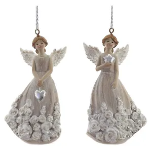 Фигурка декоративная подвесная Ангел, 2 варианта (5х3х9) (825008)