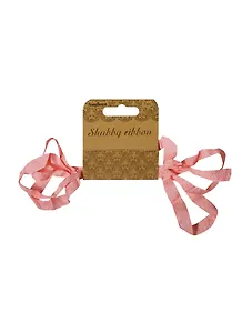 Шебби ленточка Розовая (SCB510111) (10мм) (1м) (упаковка)